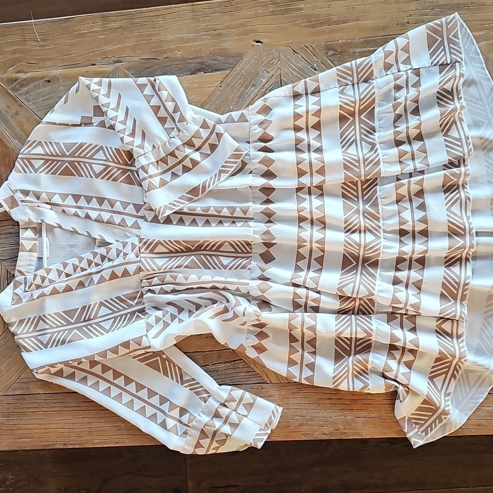 Silk & Salt beach summer dress coverup, small